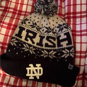 Notre Dame beanie, navy, never worn